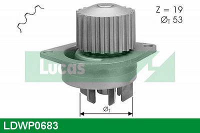 LUCAS ENGINE DRIVE ldwp0683 -  Водяной насос